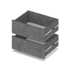 РОЛАНД Шкаф-купе с зеркалами Камень темный (450*1100) Р413 в Заречном - zarechnyy.mebel24.online | фото 4