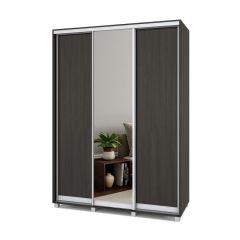 РОЛАНД Шкаф-купе с зеркалом Венге (450*1600) Р462 в Заречном - zarechnyy.mebel24.online | фото 2