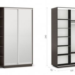 Шкаф-купе Тетрис 120/240 (ЗЗ) Венге в Заречном - zarechnyy.mebel24.online | фото 1