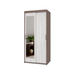 ТОМАС Шкаф-купе с зеркалом Шимо темный/светлый Т22 в Заречном - zarechnyy.mebel24.online | фото