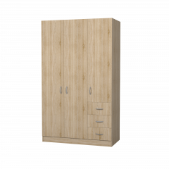 Шкаф Лофт 3-х створчатый в Заречном - zarechnyy.mebel24.online | фото