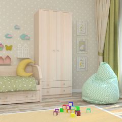Шкаф Нина (М6) Дуб Молочный в Заречном - zarechnyy.mebel24.online | фото