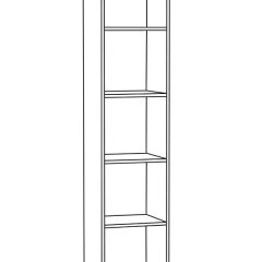 Шкаф-пенал Альба в Заречном - zarechnyy.mebel24.online | фото 2