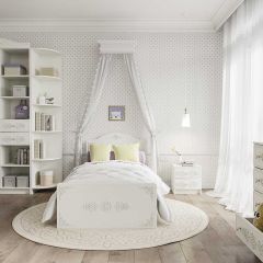 KI-KI ШД450.1 Шкаф (белый/белое дерево) в Заречном - zarechnyy.mebel24.online | фото 4