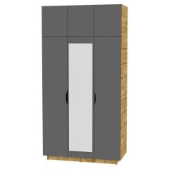 Шкаф с зеркалом "Аврора (H23_M)" в Заречном - zarechnyy.mebel24.online | фото 19