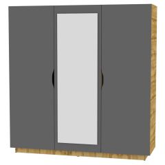 Шкаф с зеркалом "Аврора (H30_M)" в Заречном - zarechnyy.mebel24.online | фото 19