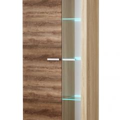 СОНАТА Шкаф ШВС-800 (Дуб сонома/Дуб сакраменто) в Заречном - zarechnyy.mebel24.online | фото