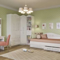 KI-KI СД450.1 Стеллаж 450 с ящ (белый/белое дерево) в Заречном - zarechnyy.mebel24.online | фото 3