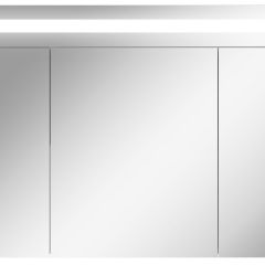 Шкаф-зеркало Аврора 100 с подсветкой LED Домино (DV8012HZ) в Заречном - zarechnyy.mebel24.online | фото 1