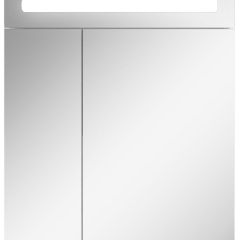 Шкаф-зеркало Аврора 60 с подсветкой LED Домино (DV8005HZ) в Заречном - zarechnyy.mebel24.online | фото 4