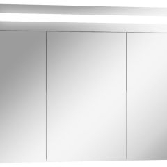 Шкаф-зеркало Аврора 90 с подсветкой LED Домино (DV8011HZ) в Заречном - zarechnyy.mebel24.online | фото
