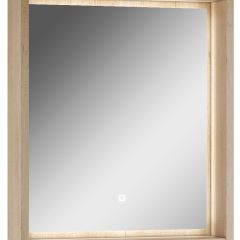Шкаф-зеркало Nice 60 с подсветкой Домино (DN4706HZ) в Заречном - zarechnyy.mebel24.online | фото