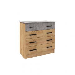 Спальня Асти Комод (Дуб крафт золотой) в Заречном - zarechnyy.mebel24.online | фото