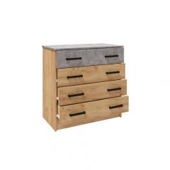 Спальня Асти Комод (Дуб крафт золотой) в Заречном - zarechnyy.mebel24.online | фото 2