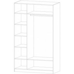 ДИАНА Шкаф 3-х створчатый в Заречном - zarechnyy.mebel24.online | фото 2