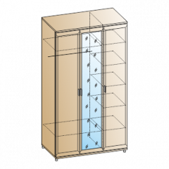 Спальня Мелисса композиция 3 (Ясень Асахи) в Заречном - zarechnyy.mebel24.online | фото 4