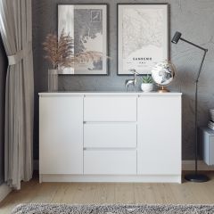 МОРИ Спальный гарнитур (белый) в Заречном - zarechnyy.mebel24.online | фото 12