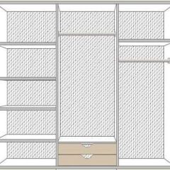Спальный гарнитур Рома (модульный) беж в Заречном - zarechnyy.mebel24.online | фото 3