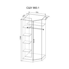 СОФИ Спальный гарнитур (модульный) в Заречном - zarechnyy.mebel24.online | фото 27