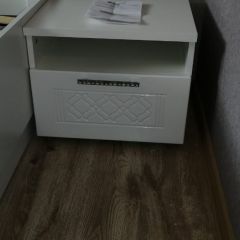 Спальный гарнитур Тиффани (БЕЛЫЙ ТЕКСТУРНЫЙ/БЕЛЫЙ) в Заречном - zarechnyy.mebel24.online | фото 4