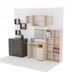 Стеллаж 8 секций (дуб сонома) в Заречном - zarechnyy.mebel24.online | фото 5