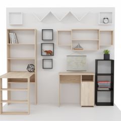 Стеллаж Элемент-1 (дуб сонома) в Заречном - zarechnyy.mebel24.online | фото 4