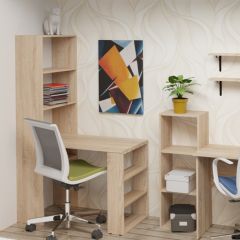 Стеллаж Элемент-1 (дуб сонома) в Заречном - zarechnyy.mebel24.online | фото 5