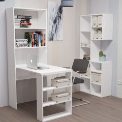 Стеллаж Элемент-2 (белый) в Заречном - zarechnyy.mebel24.online | фото 4