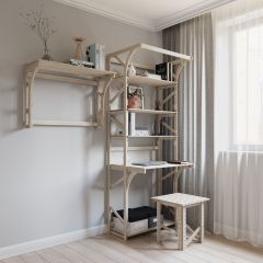 Стеллаж+стол Конструктор Арт.СRСт1-1 в Заречном - zarechnyy.mebel24.online | фото 6