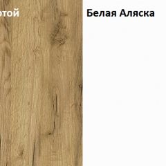 Стол компьютерный 12.71 Комфорт (Дуб Золотой CRAFT, Белая Аляска) в Заречном - zarechnyy.mebel24.online | фото 4