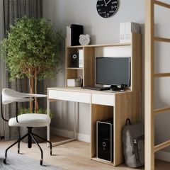 Стол письменный с надстройкой НКМ Эдем-1 в Заречном - zarechnyy.mebel24.online | фото 4