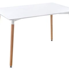 Стол деревянный Table 110 white / wood в Заречном - zarechnyy.mebel24.online | фото