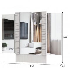ГАММА 20 Стол туалетный + Зеркало (Серия №4) в Заречном - zarechnyy.mebel24.online | фото 3