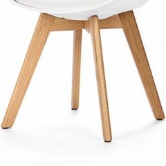 Стул Barneo N-12-2 Sephi PU белый в Заречном - zarechnyy.mebel24.online | фото 3