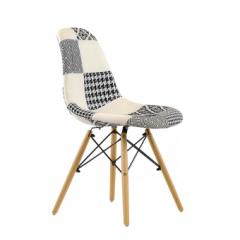 Стул Barneo N-12 Patchwork черно-белый в Заречном - zarechnyy.mebel24.online | фото