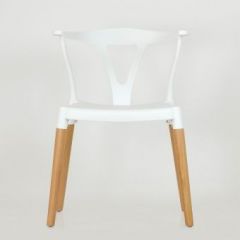 Стул Barneo N-218 Wishbone интерьерный кухонный белый в Заречном - zarechnyy.mebel24.online | фото 3