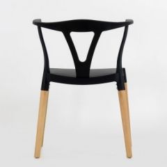 Стул Barneo N-218 Wishbone интерьерный кухонный черный в Заречном - zarechnyy.mebel24.online | фото 2