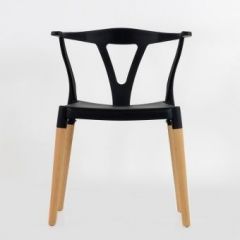 Стул Barneo N-218 Wishbone интерьерный кухонный черный в Заречном - zarechnyy.mebel24.online | фото 3