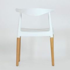 Стул Barneo N-219 Elbow интерьерный кухонный белый в Заречном - zarechnyy.mebel24.online | фото 2