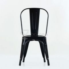 Стул Barneo N-240 Tolix (RAL9017 Черный) в Заречном - zarechnyy.mebel24.online | фото 2