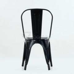 Стул Barneo N-240 Tolix (RAL9017 Черный) в Заречном - zarechnyy.mebel24.online | фото 3