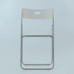 Стул Barneo N-299 Fold металлокаркас белый в Заречном - zarechnyy.mebel24.online | фото 3
