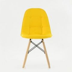 Стул Barneo N-43 Pulsante PU желтый в Заречном - zarechnyy.mebel24.online | фото 2