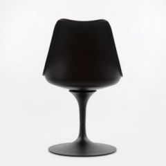 Стул Barneo N-8 Tulip style черный с черной подушкой в Заречном - zarechnyy.mebel24.online | фото 3