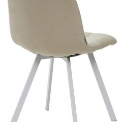 Стул CHILLI SQUARE UF860-01B бежевый, ткань/ белый каркас М-City в Заречном - zarechnyy.mebel24.online | фото 2