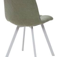 Стул CHILLI SQUARE UF860-11B мятный, ткань/ белый каркас М-City в Заречном - zarechnyy.mebel24.online | фото 2