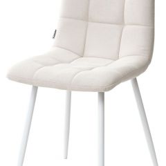 Стул CHILLI UF860-01B бежевый, ткань/белый каркас М-City в Заречном - zarechnyy.mebel24.online | фото
