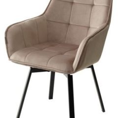 Стул MAVERICK 360 град. поворот. BLUVEL-40 BEIGE/ черный каркас, М-City в Заречном - zarechnyy.mebel24.online | фото
