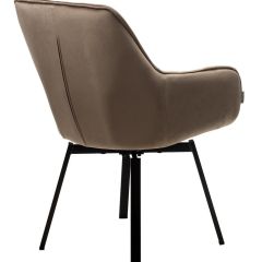 Стул MAVERICK 360 град. поворот. BLUVEL-40 BEIGE/ черный каркас, М-City в Заречном - zarechnyy.mebel24.online | фото 2