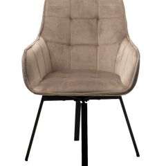 Стул MAVERICK 360 град. поворот. BLUVEL-40 BEIGE/ черный каркас, М-City в Заречном - zarechnyy.mebel24.online | фото 3